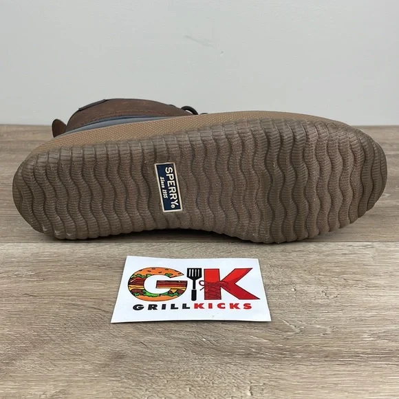 Men’s Sperry Breakwater Boot Memory Foam Brown/Navy - Picture 5 of 5